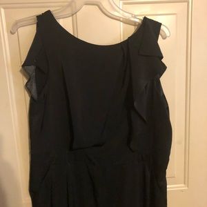 Black Silk/Nylon Jumpsuit